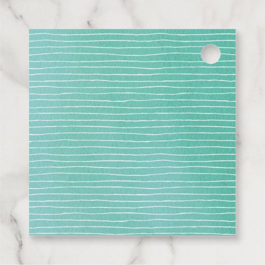 Fietsen voor twee Waterverven Tandem Bike Bedankjes Labels (Achterkant)