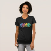 Fietsen (vrouw) t-shirt (Voorkant volledig)