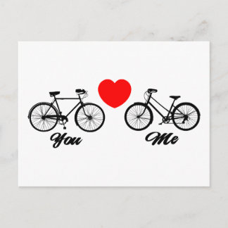 Fietsen waar ik van hou briefkaart