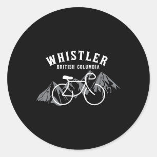 Fietsen Whistler Vancouver Brits-Columbia Canada Ronde Sticker