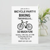 Fietsen Wielrennen Wielrijder Fietsfeest Kaart (Staand voorkant)