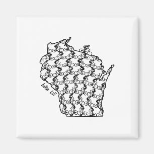 Fietsen Wisconsin Fietstochten Bergfietsen Magneet
