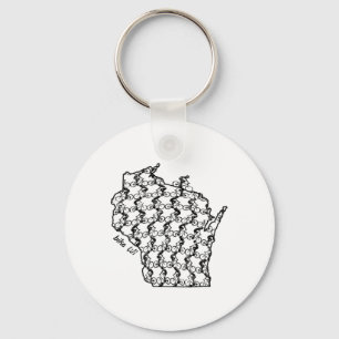 Fietsen Wisconsin Wielrennen Mountainbiken Sleutelhanger