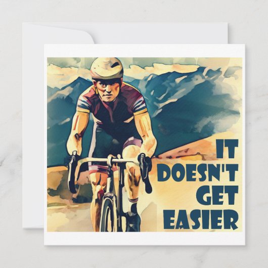 Fietsen wordt niet makkelijker (Voorkant)