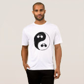 Fietsen, Yin-Yang symbool T-shirt (Voorkant volledig)