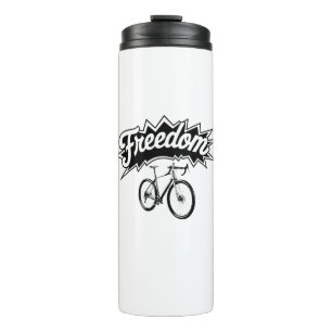Fietsen Zijn Vrijheid Thermosbeker