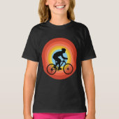 FIETSEN ZONSONDERGANG VINTAGE T-Shirt (Voorkant)