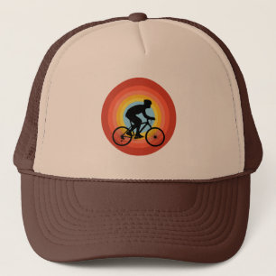 FIETSEN ZONSONDERGANG VINTAGE TRUCKER HOED PET