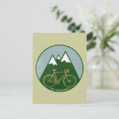 fietsenaval , bergen briefkaart (Staand voorkant)