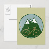 fietsenaval , bergen briefkaart (Voorkant / Achterkant)
