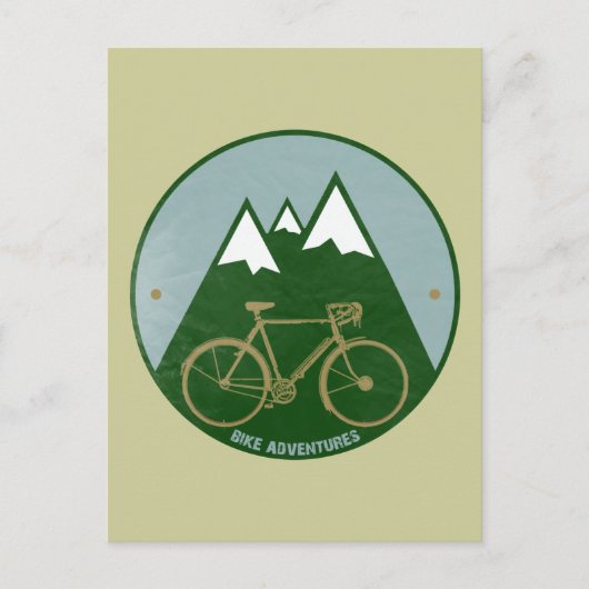 fietsenaval , bergen briefkaart (Voorkant)