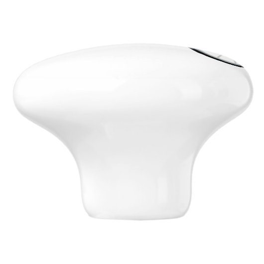 Fietsenbak en keukenkast keramische knop (Zijkant)