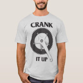 Fietsenband Humor zet het op bij de T-shirt fietse (Voorkant)