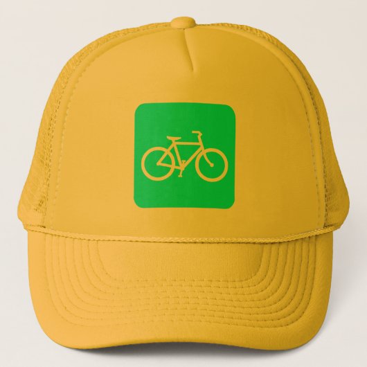 Fietsenbord - Cyaan Trucker Pet (Voorkant)