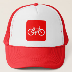 Fietsenbord - rood trucker pet