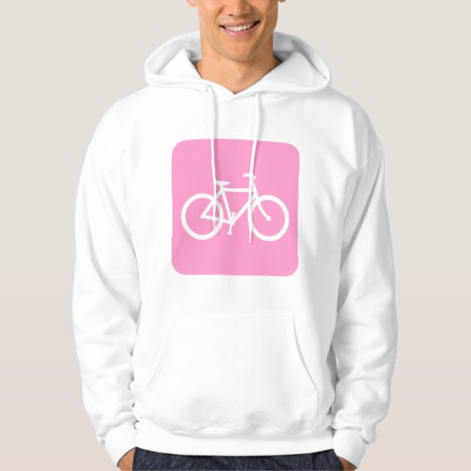 Fietsenbord - Roze Hoodie (Voorkant)