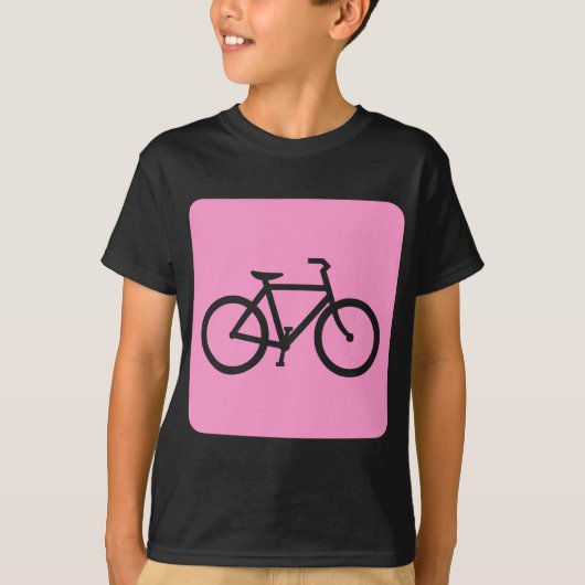 Fietsenbord - Roze T-shirt (Voorkant)