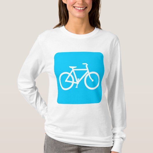 Fietsenbord - Sky Blue T-shirt (Voorkant)