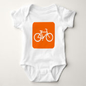 Fietsenbord - wit romper (Voorkant)