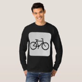Fietsenbord - wit t-shirt (Voorkant volledig)