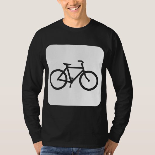 Fietsenbord - wit t-shirt (Voorkant)
