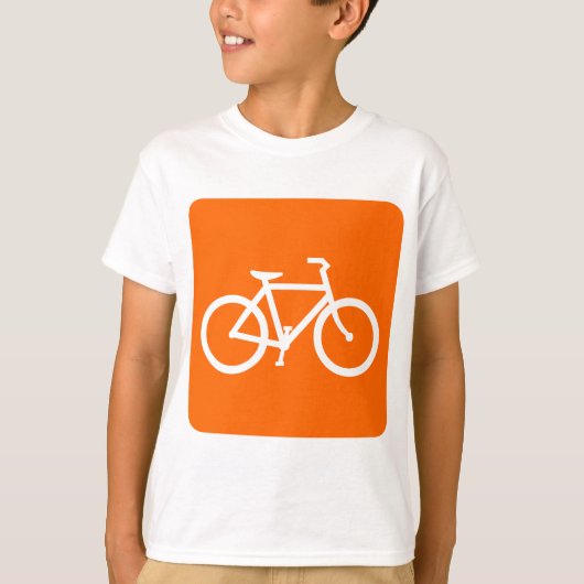 Fietsenbord - wit t-shirt (Voorkant)
