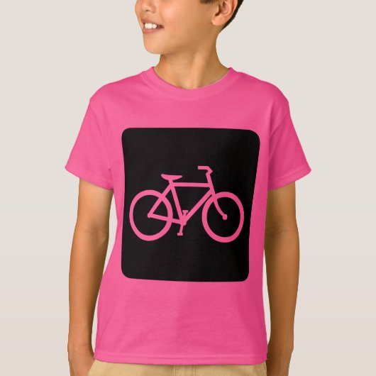 Fietsenbord - zwart t-shirt (Voorkant)