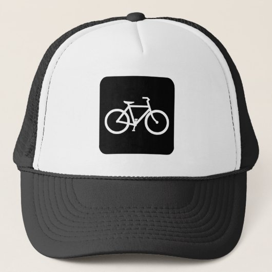 Fietsenbord - zwart trucker pet (Voorkant)