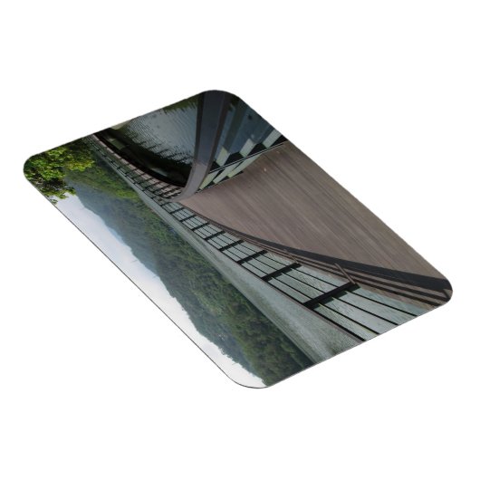 Fietsenbrug over water magneet (Rechterzijde)