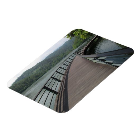 Fietsenbrug over water magneet (Linkerzijde)