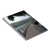 Fietsenbrug over water notitieboek (Rechterzijde)