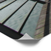 Fietsenbrug over water poster (Hoek)