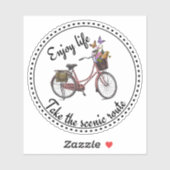  fietsencitaat sticker (Vel)