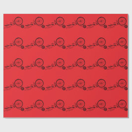 Fietsende Kikker Cadeaupapier