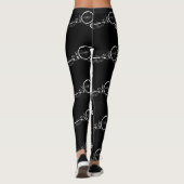 Fietsende Kikker Leggings (Achterkant)