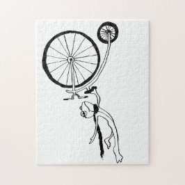 Fietsende Kikker Legpuzzel