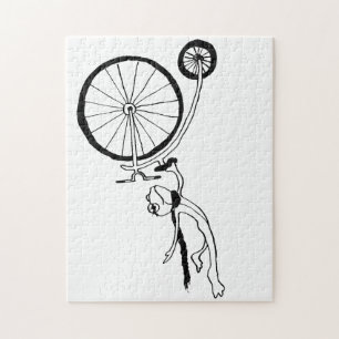 Fietsende Kikker Legpuzzel