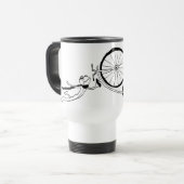 Fietsende Kikker Reisbeker (Voorkant links)