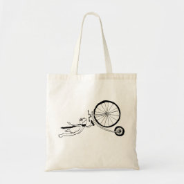 Fietsende Kikker Tote Bag