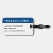 Fietsende T-Rex Brul Bagagelabel (Achterkant horizontaal)