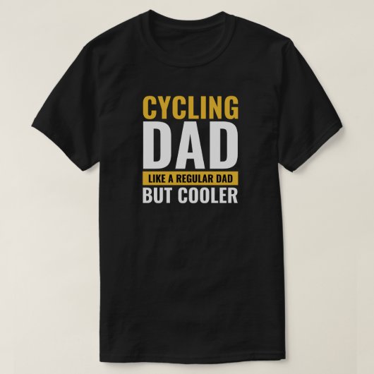 Fietsende vader Grappig Fietser Quote Fietsliefheb T-shirt (Design voorkant)