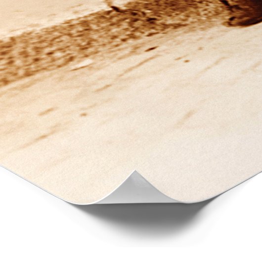 fietsendieven Vittorio De Sica Poster (Hoek)