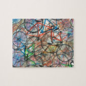 Fietsenfiets die ik op mijn fiets wil rijden legpuzzel (Horizontaal)