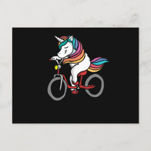 Fietsenfiets Unicorn Briefkaart