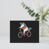 Fietsenfiets Unicorn Briefkaart (Staand voorkant)