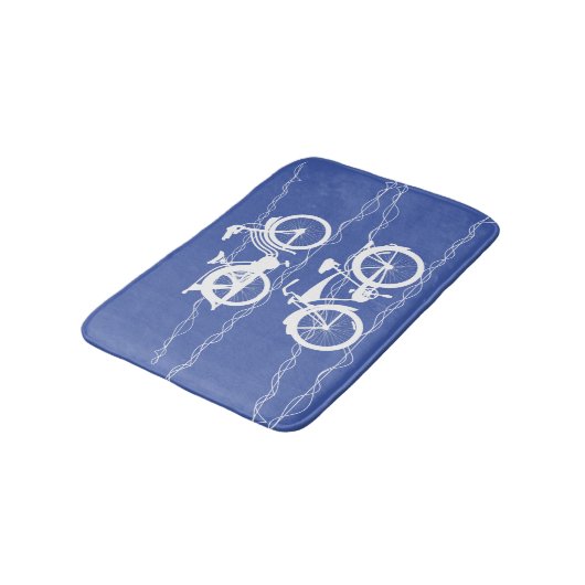Fietsenfiets White Bath Mat (Gekanteld)
