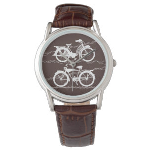 Fietsenfiets, wit horloge