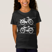 Fietsenfiets Witte T-shirt (Voorkant)