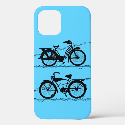 Fietsenfiets zwart 1 Case-Mate iPhone case (Achterkant)