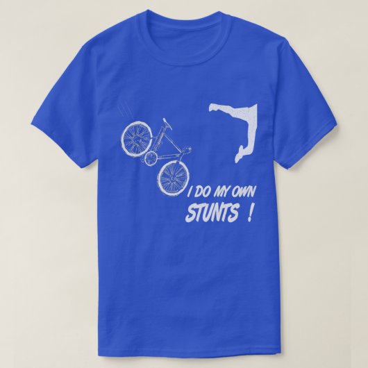 Fietsenfietsen humor van ongelukken met fietsen gr t-shirt (Design voorkant)